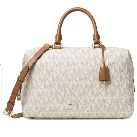 MICHAEL Michael Kors Handbags - Michael Kors Signature Large Kirby Satchel